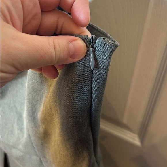 Dynamite Pleated Skort Mini Dress grey size large - Picture 6 of 10